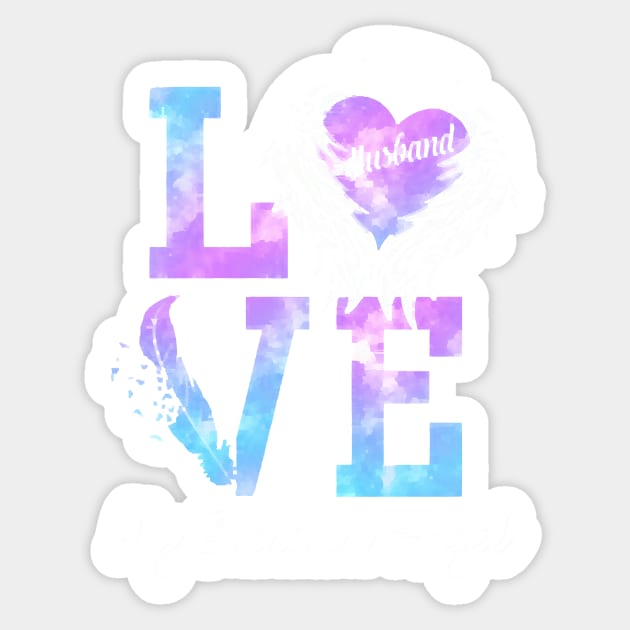 Love Husband My Guardian Angel Sticker by methetca